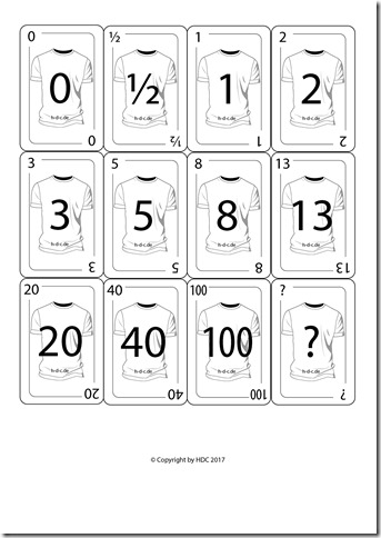 Planning Poker Cards (Template) – HDC